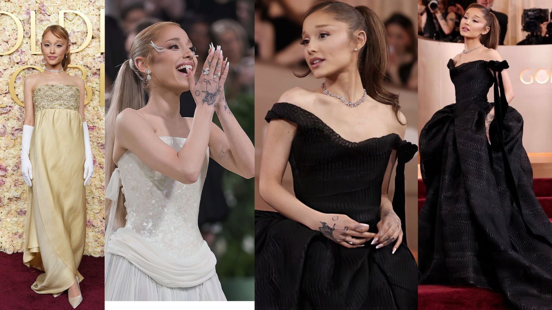 Ariana Grande cantante, actriz y filántropa es una de las celebridades más influyentes de estos ultimos tiempos. Foto: Canva edit