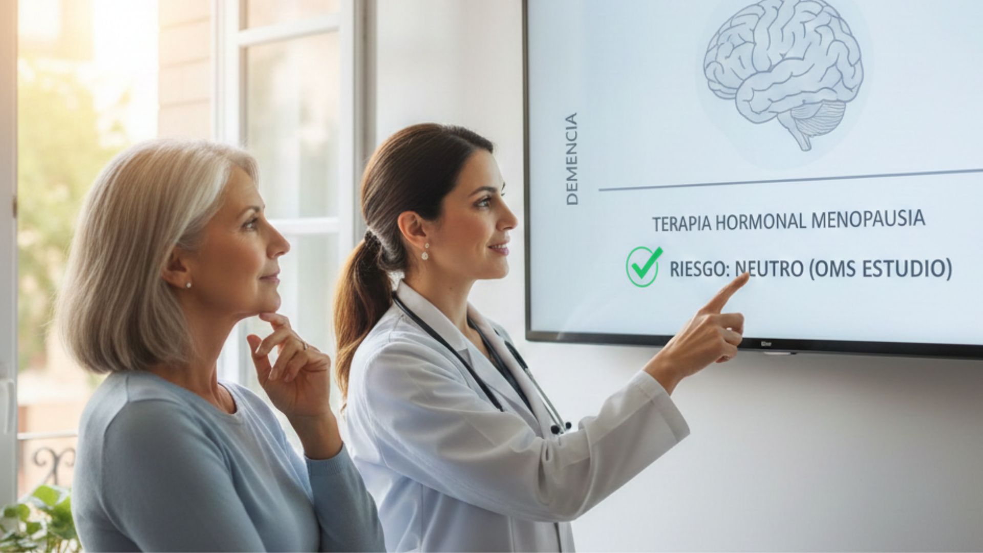 Estudio avalado por la OMS descarta vínculo entre terapia hormonal y demencia.