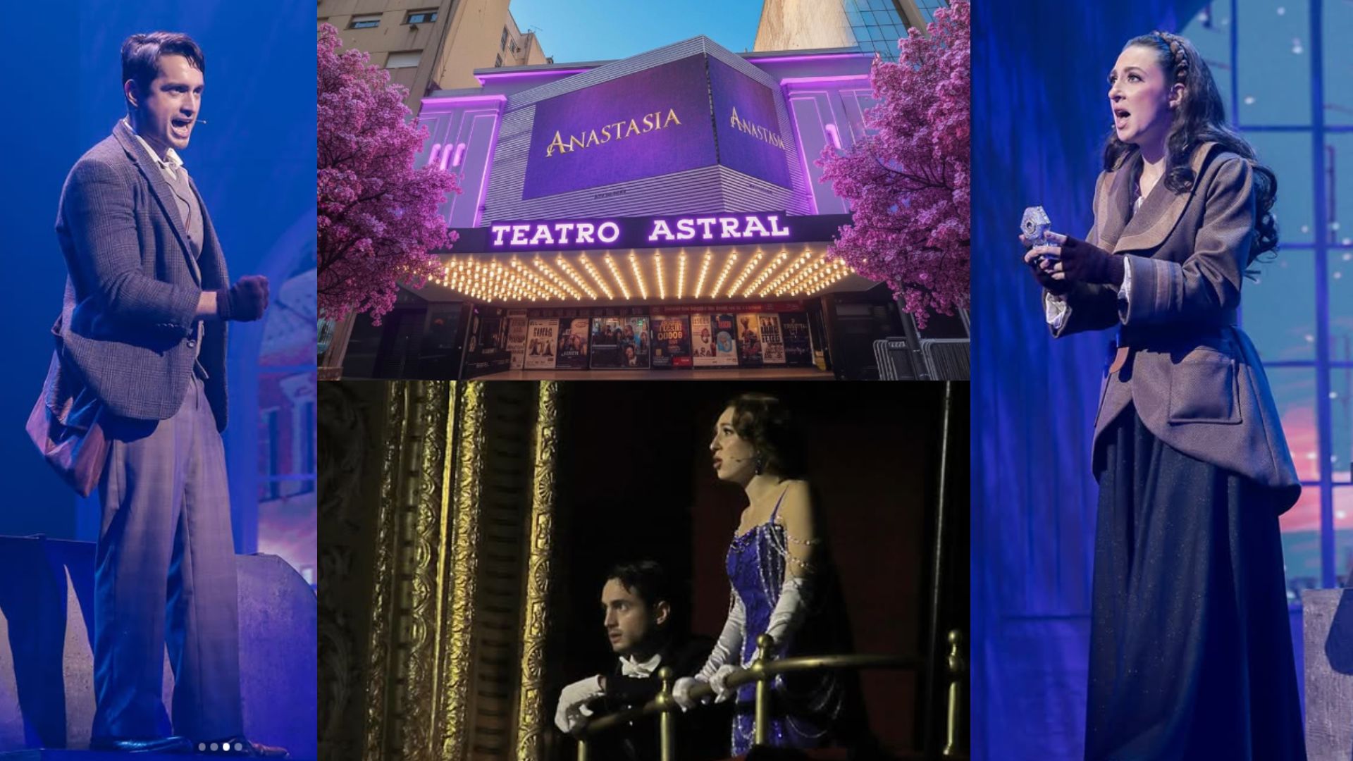 Diego de Obaldía y María Fernanda Achurra protagonizarán Anastasia El Musical en el Teatro Astral. Foto: @Deobaldía / @Mafestar