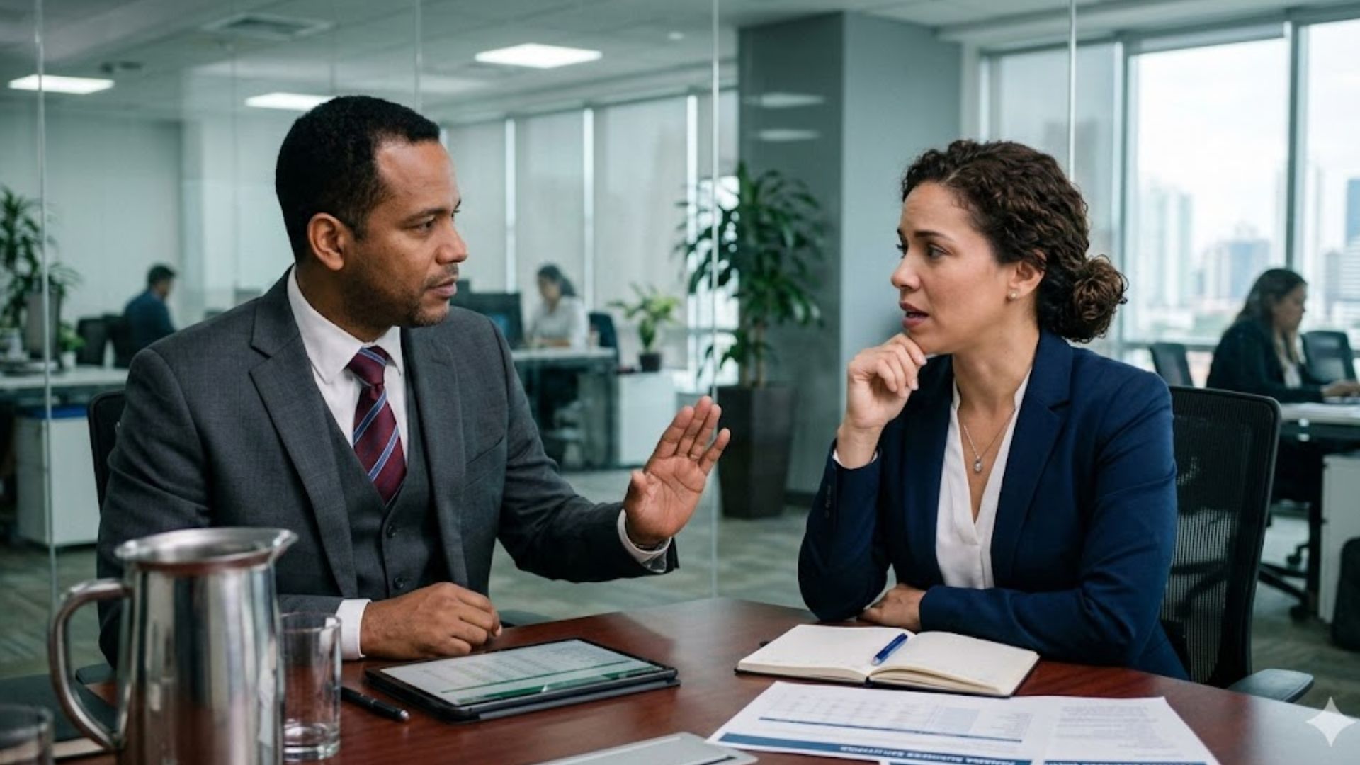 Persisten las desigualdades: mujeres acceden menos a cargos directivos en América Latina. Foto: Gemini IA