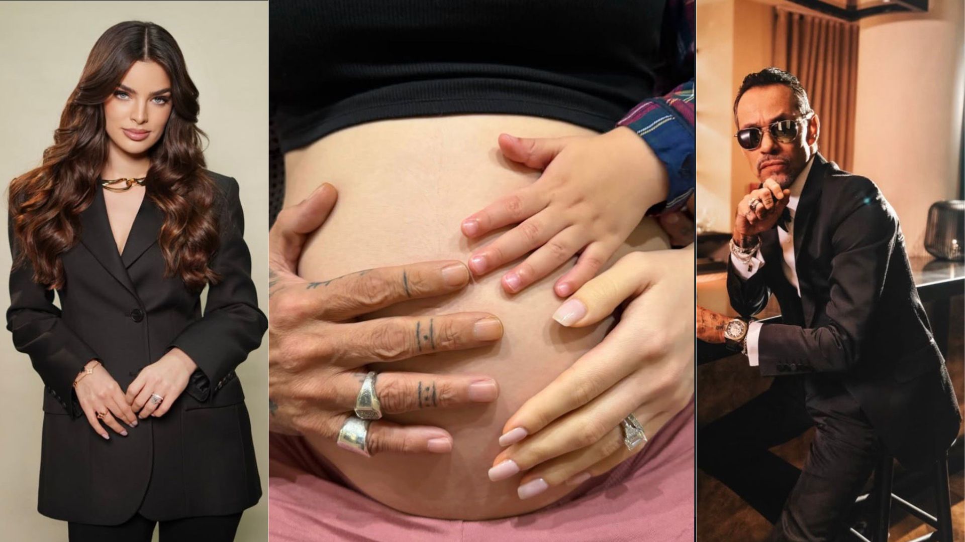 La pareja a recibido comentarios de buenos deseo para el nuevo bebé. Foto: Marc Anthony / Nadia Ferreira